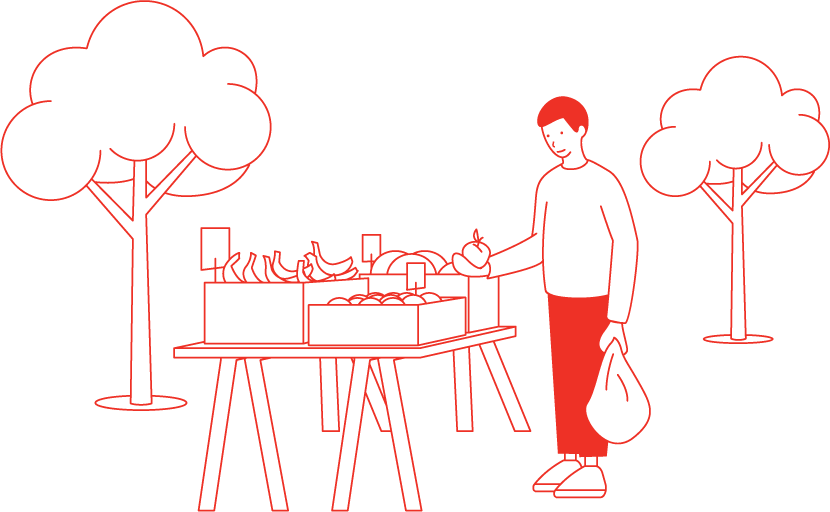 FIM - Grillen im Park - Illustration