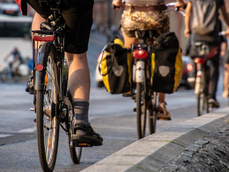 Leben in Friedrichshain - Radfahren im Kiez